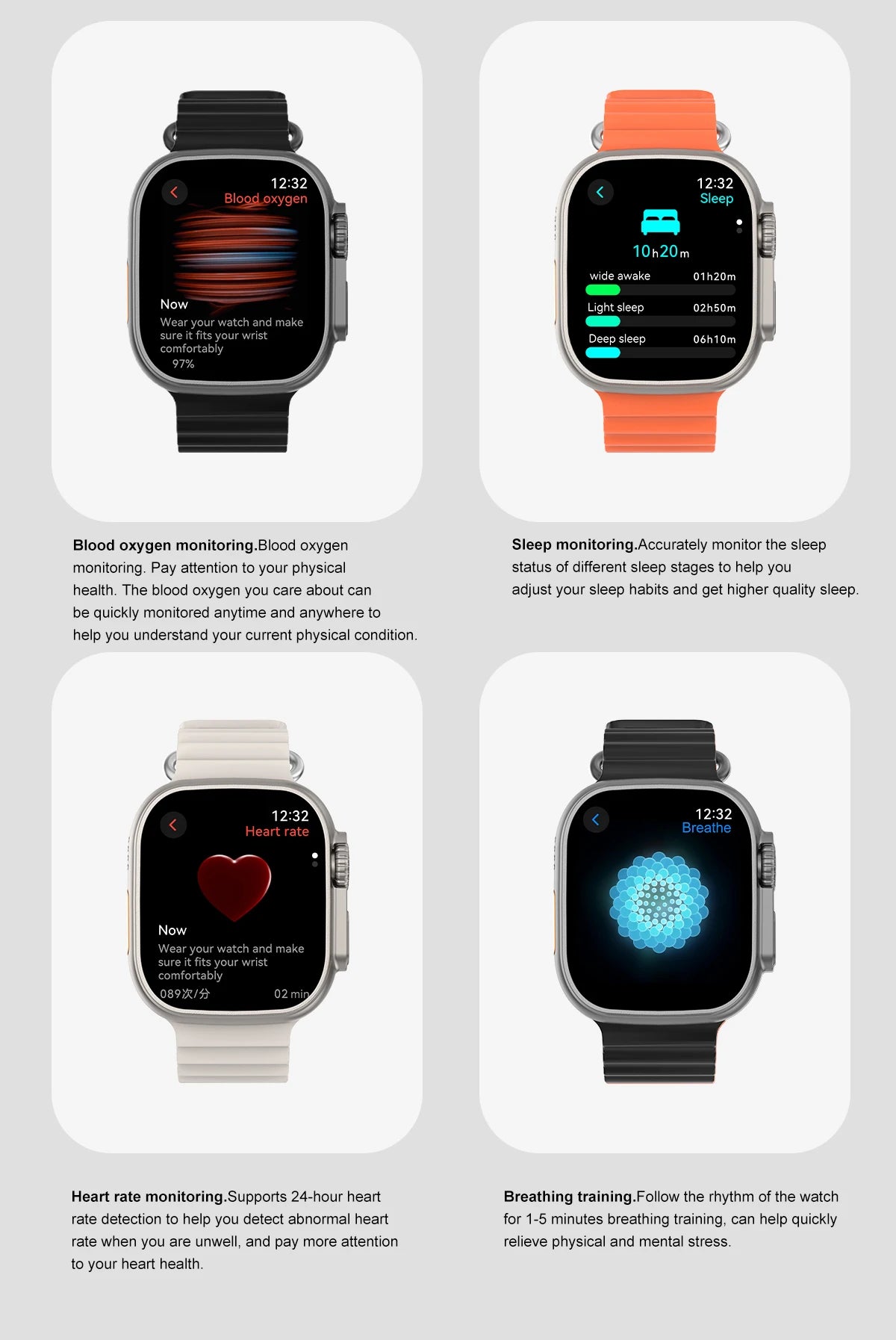 DT Ultra 3 Pro Smart Watch touchscreen interface