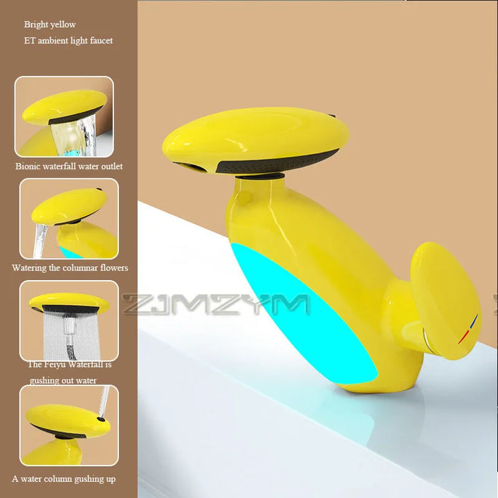 Luxury Bathroom Faucet with LED