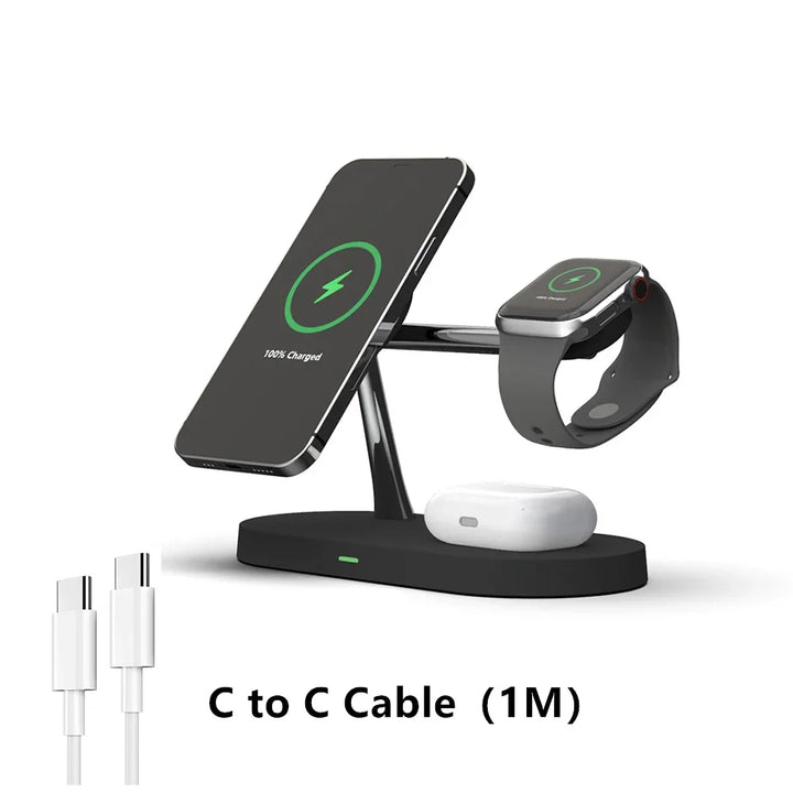 3 in 1 Wireless Charger Stand Magnetic For iPhone