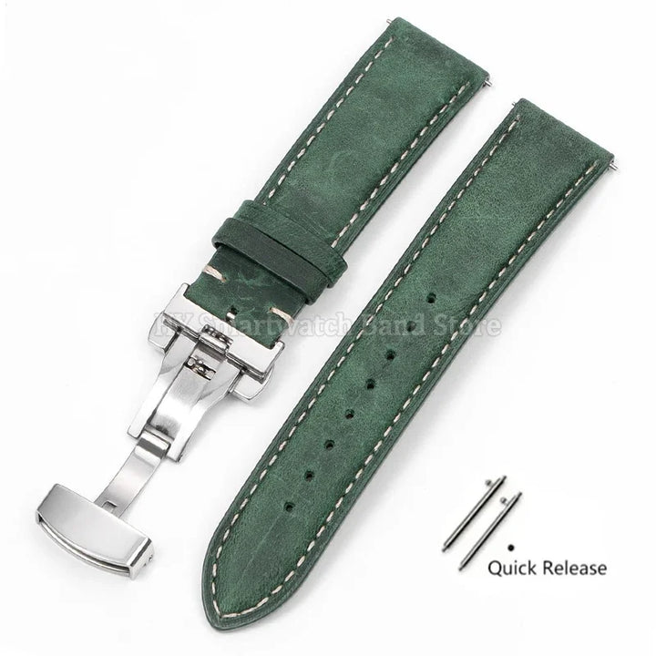 Leather watch strap 18mm 16mm 14mm