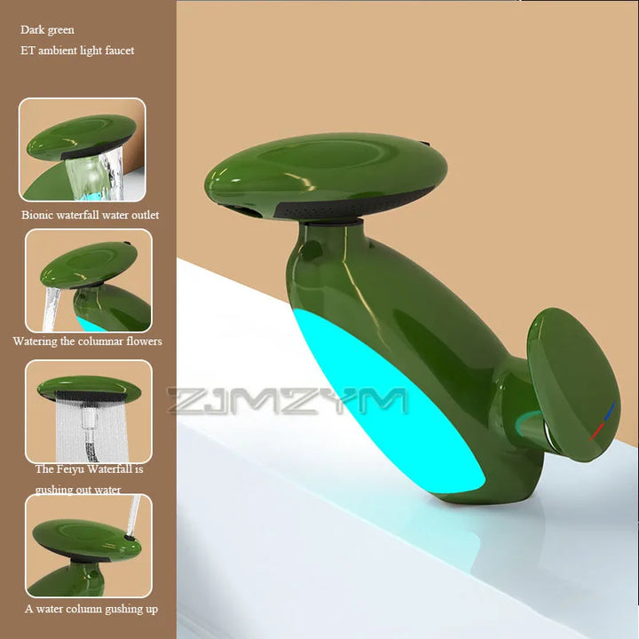 Luxury Bathroom Faucet with LED