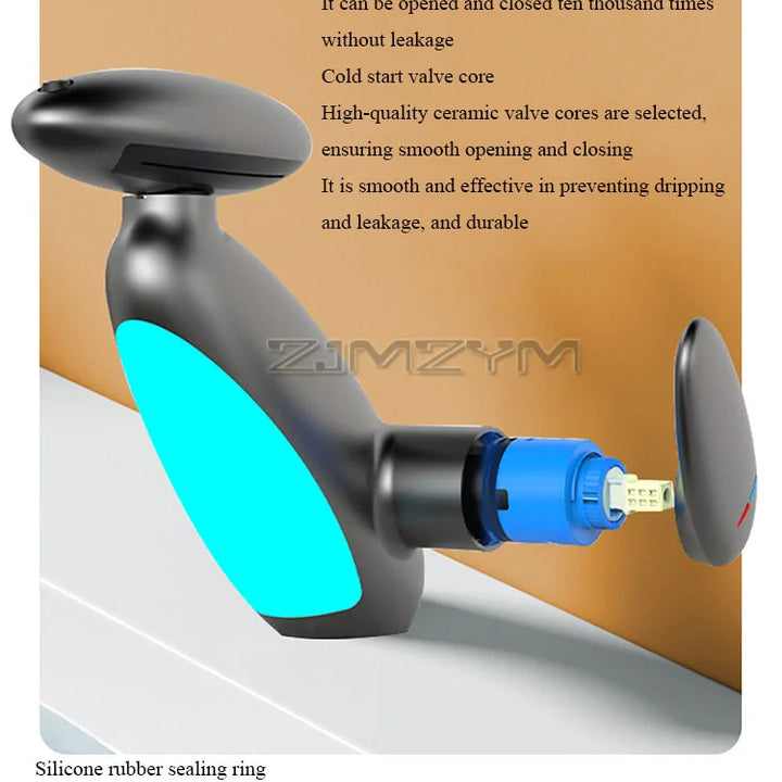 Luxury Bathroom Faucet with LED