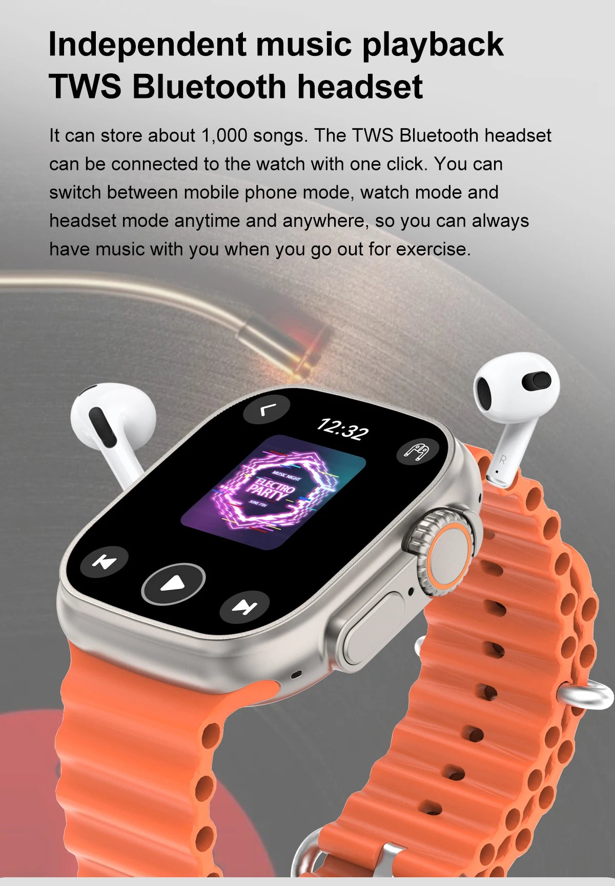 DT Ultra 3 Pro Smart Watch heart rate graph