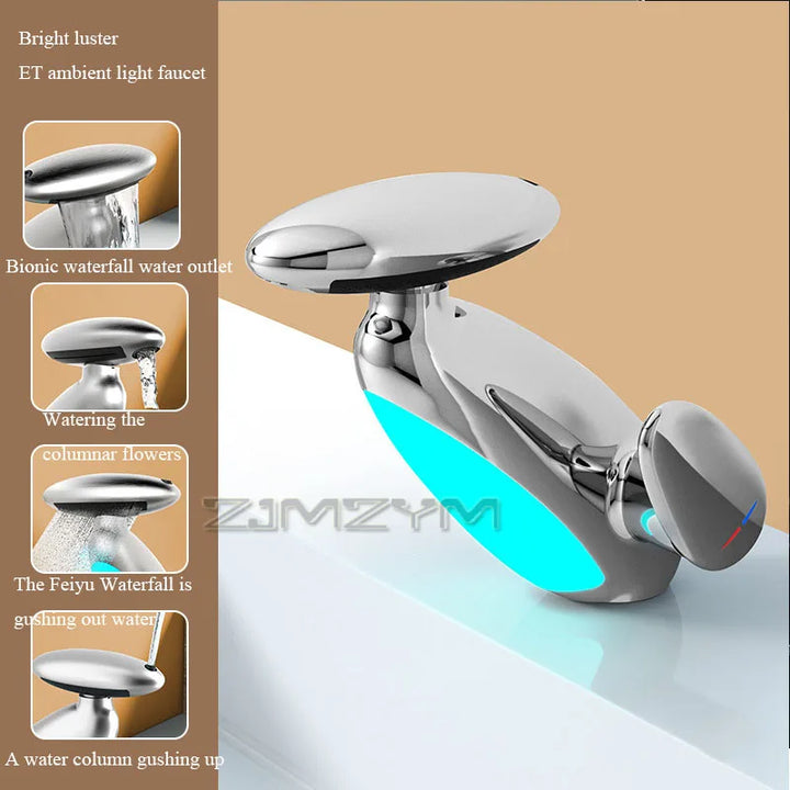 Luxury Bathroom Faucet with LED