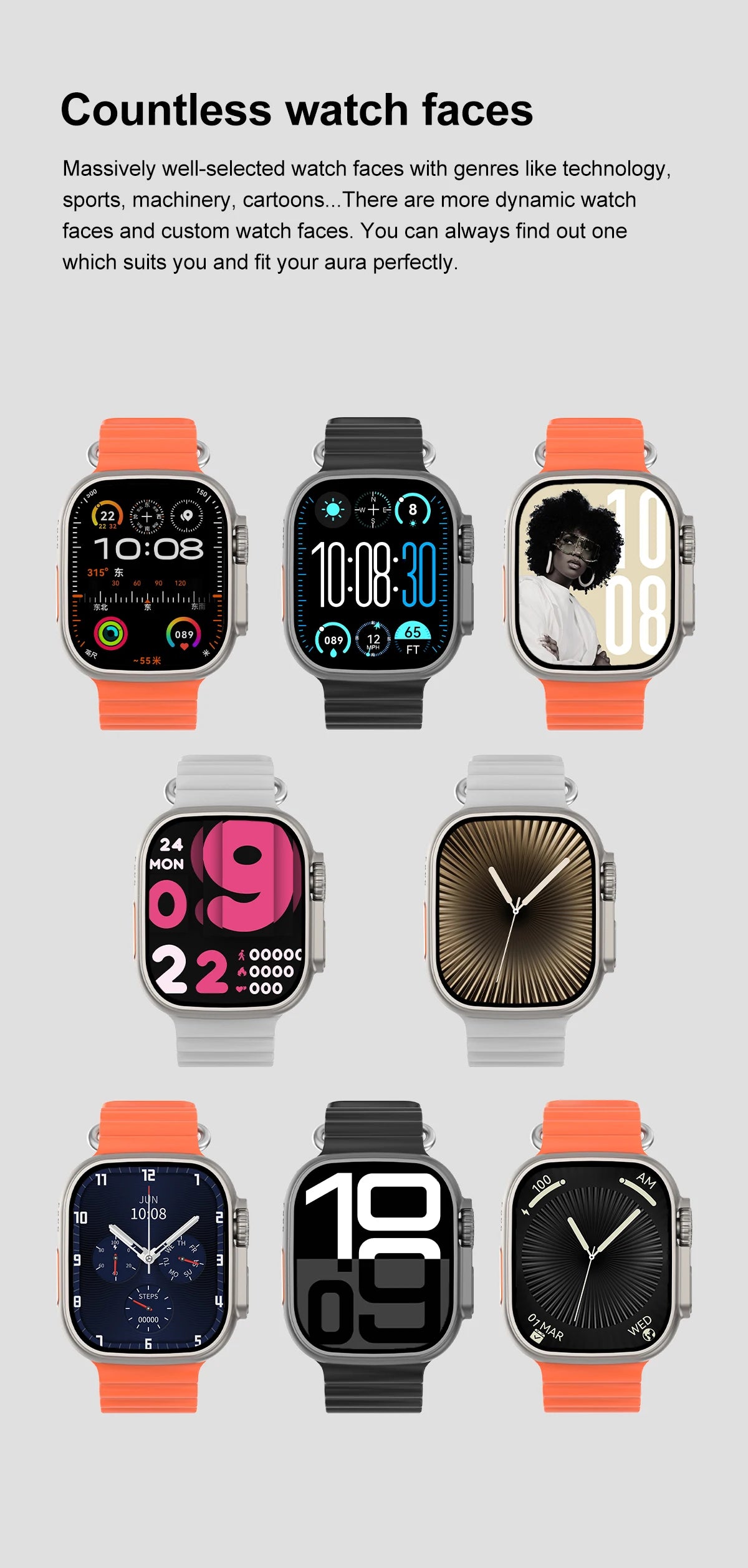 DT Ultra 3 Pro Smart Watch stylish strap