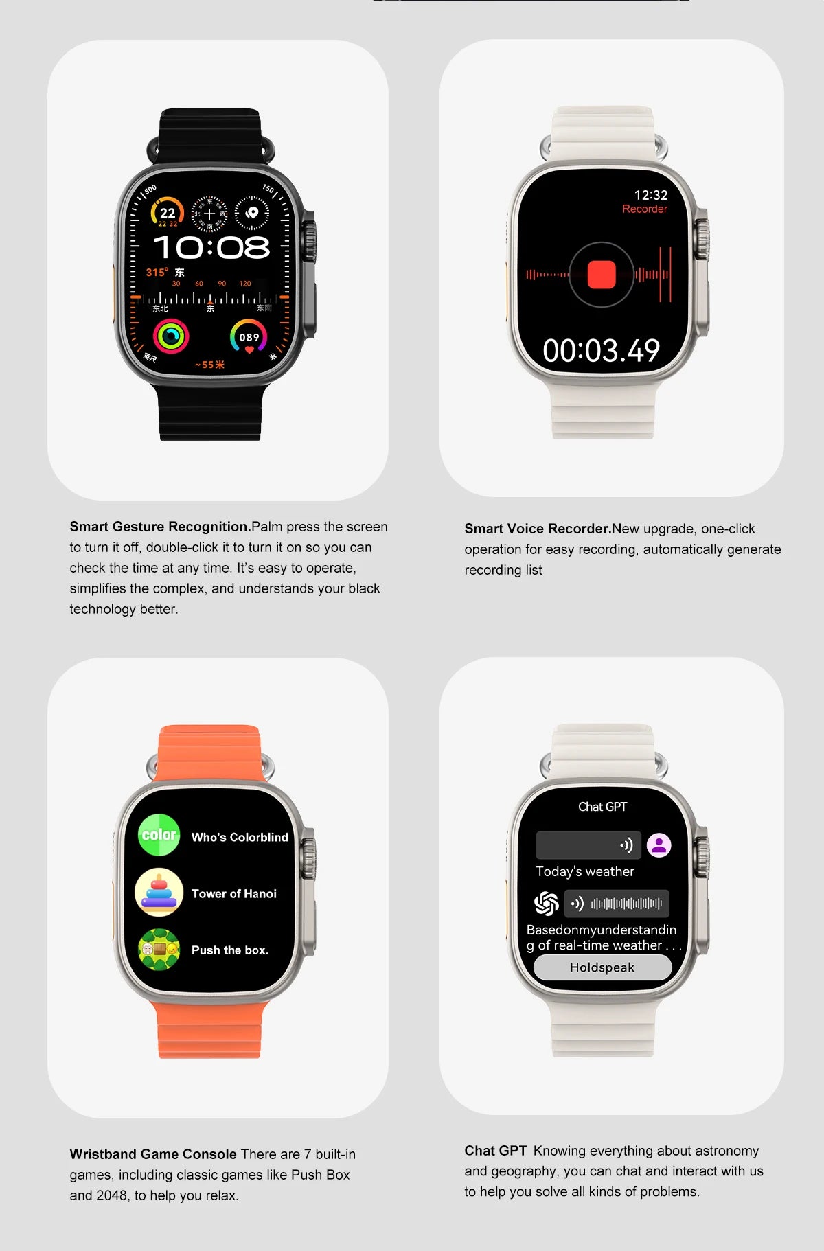 DT Ultra 3 Pro Smart Watch health tracking