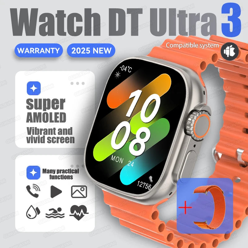 DT Ultra 3 Pro Smart Watch workout statistics