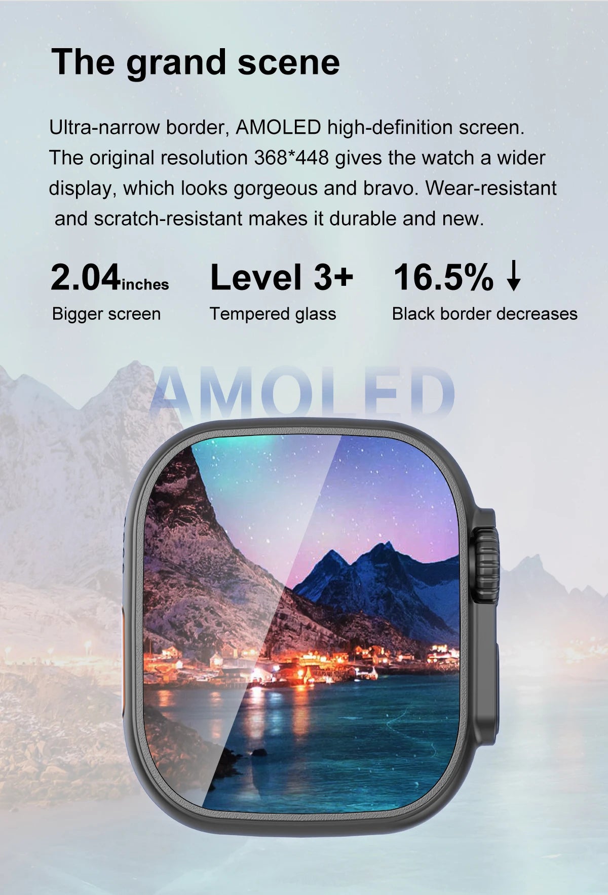DT Ultra 3 Pro Smart Watch customizable watch faces