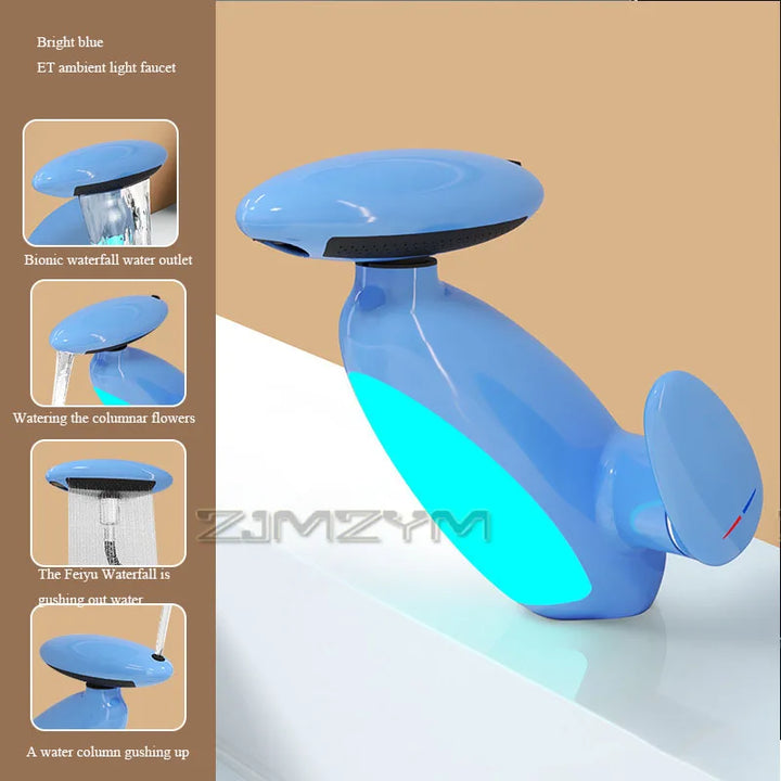 Luxury Bathroom Faucet with LED