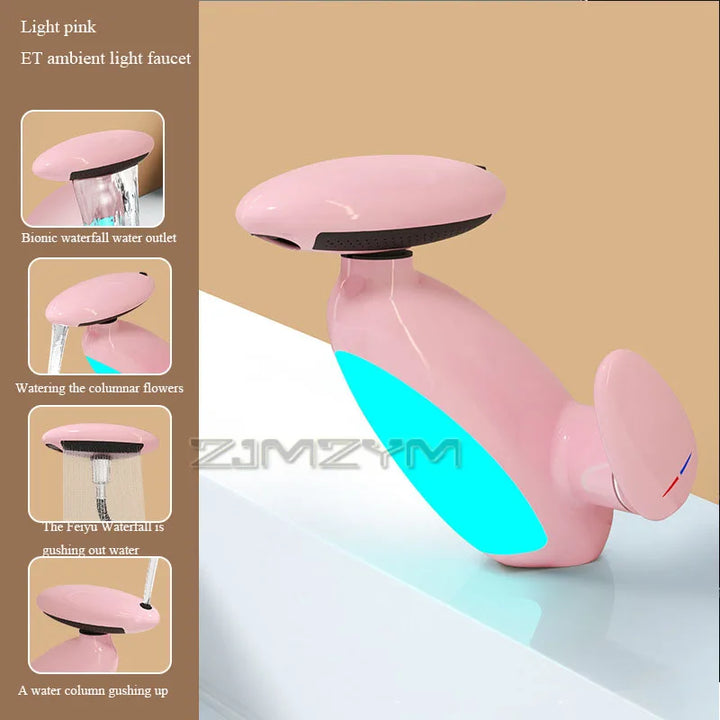 Luxury Bathroom Faucet with LED