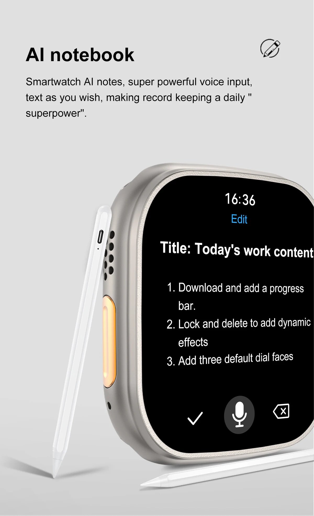 DT Ultra 3 Pro Smart Watch message alerts
